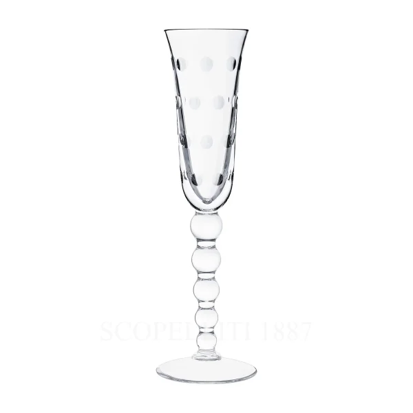 saint louis bubbles champagne flute clear