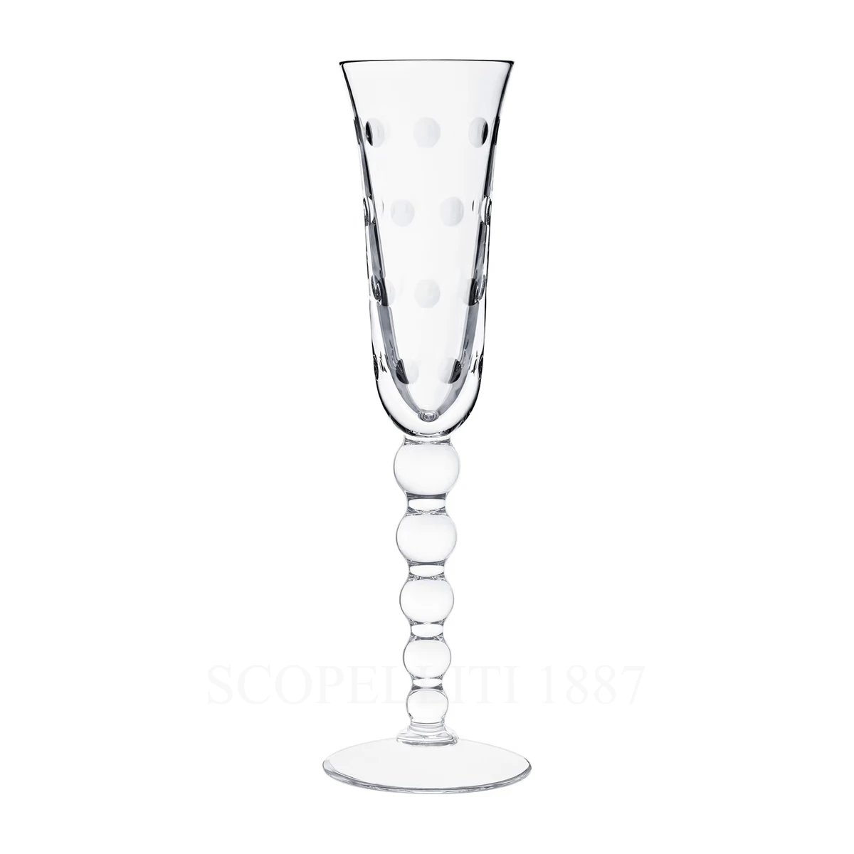 saint louis bubbles champagne flute clear
