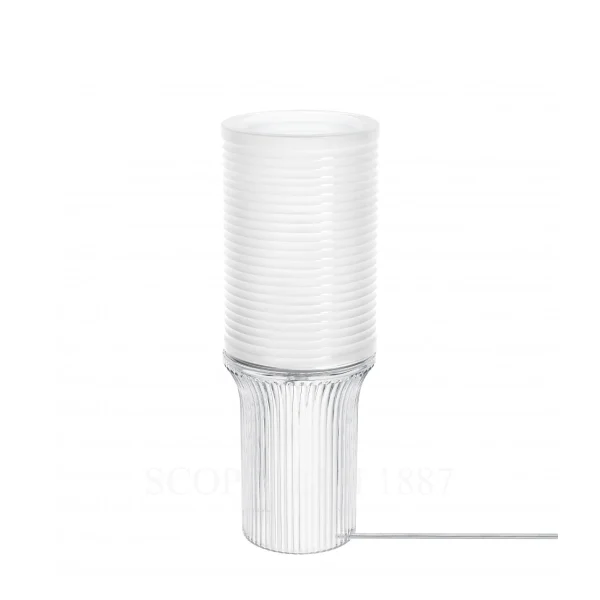saint louis cadence small table lamp with crystal lampshade