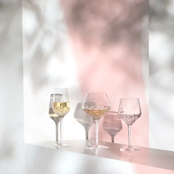 saint louis folia crystal glasses