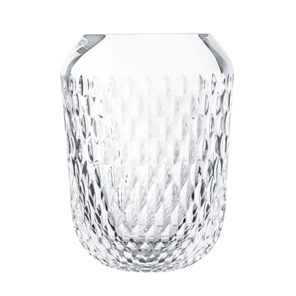 saint louis folia crystal vase large
