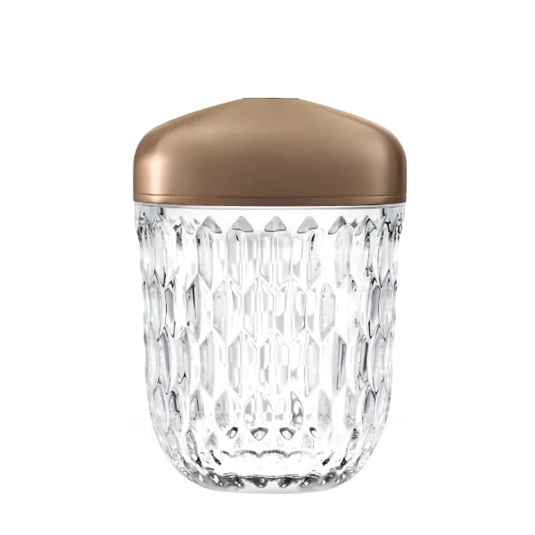 saint louis folia mini portable lamp copper finish