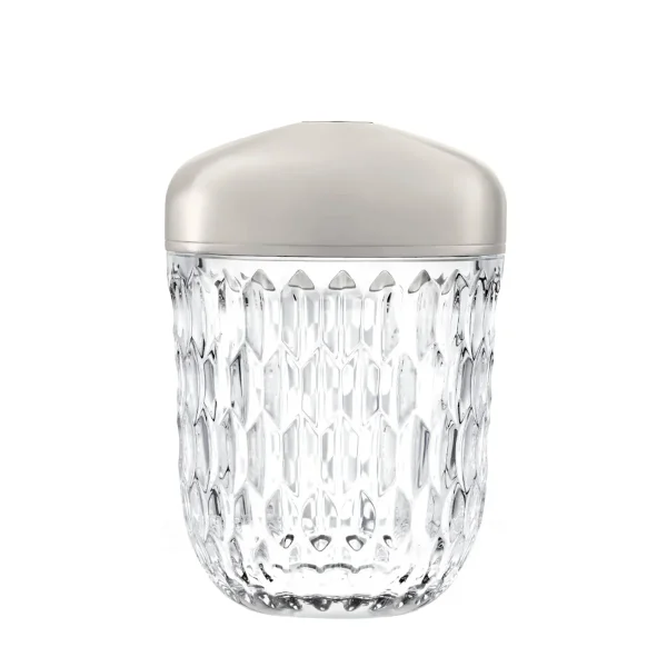 saint louis folia mini portable lamp silver finish