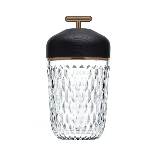 saint louis folia portable lamp black wood