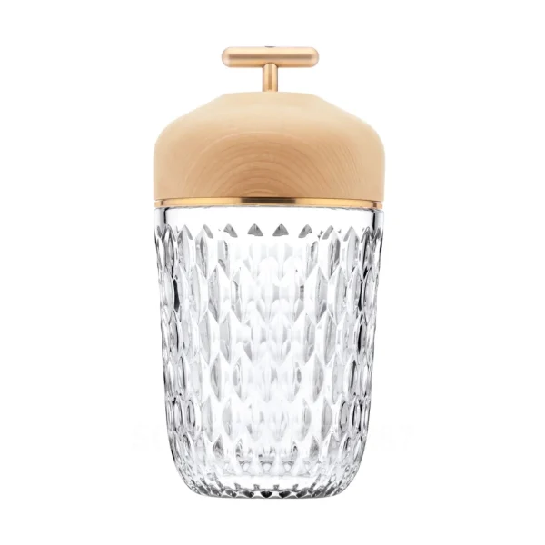 saint louis folia portable lamp clear ash wood
