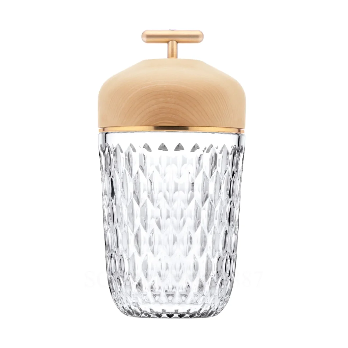 saint louis folia portable lamp clear ash wood