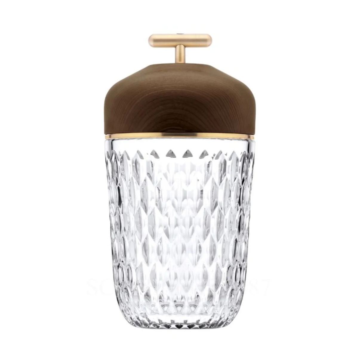 saint louis folia portable lamp dark ash wood