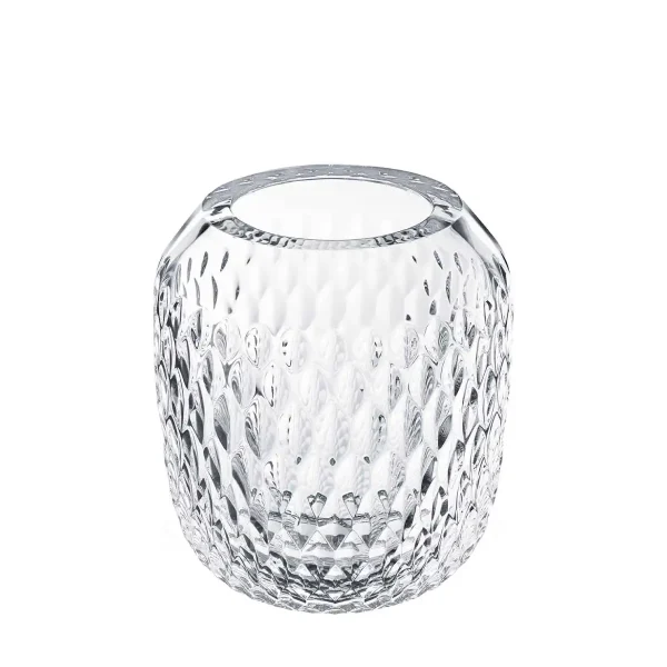 saint louis folia crystal vase small