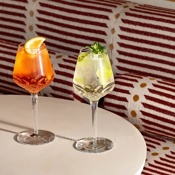 saint louis folia tall wine glass