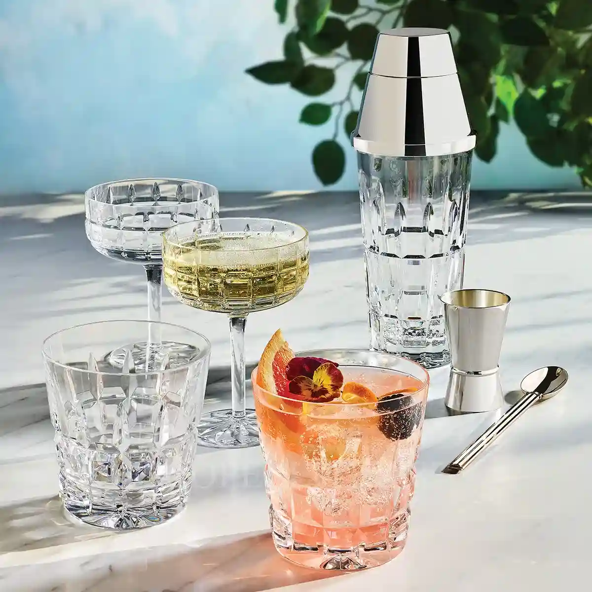 saint louis manhattan crystal glasses