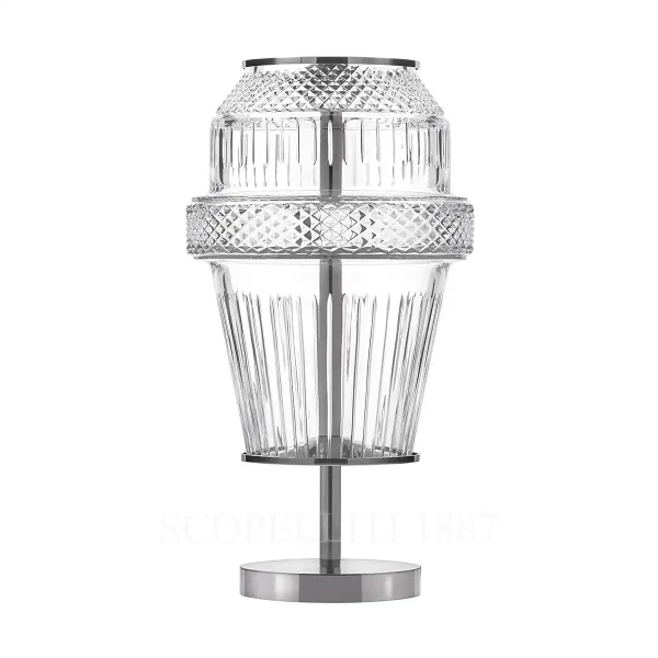 saint louis matrice table lamp with chrome finish