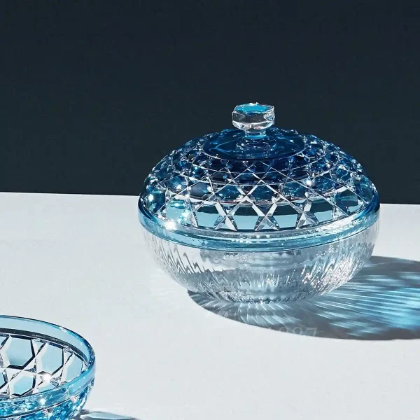 saint louis royal bonbon dish sky blue