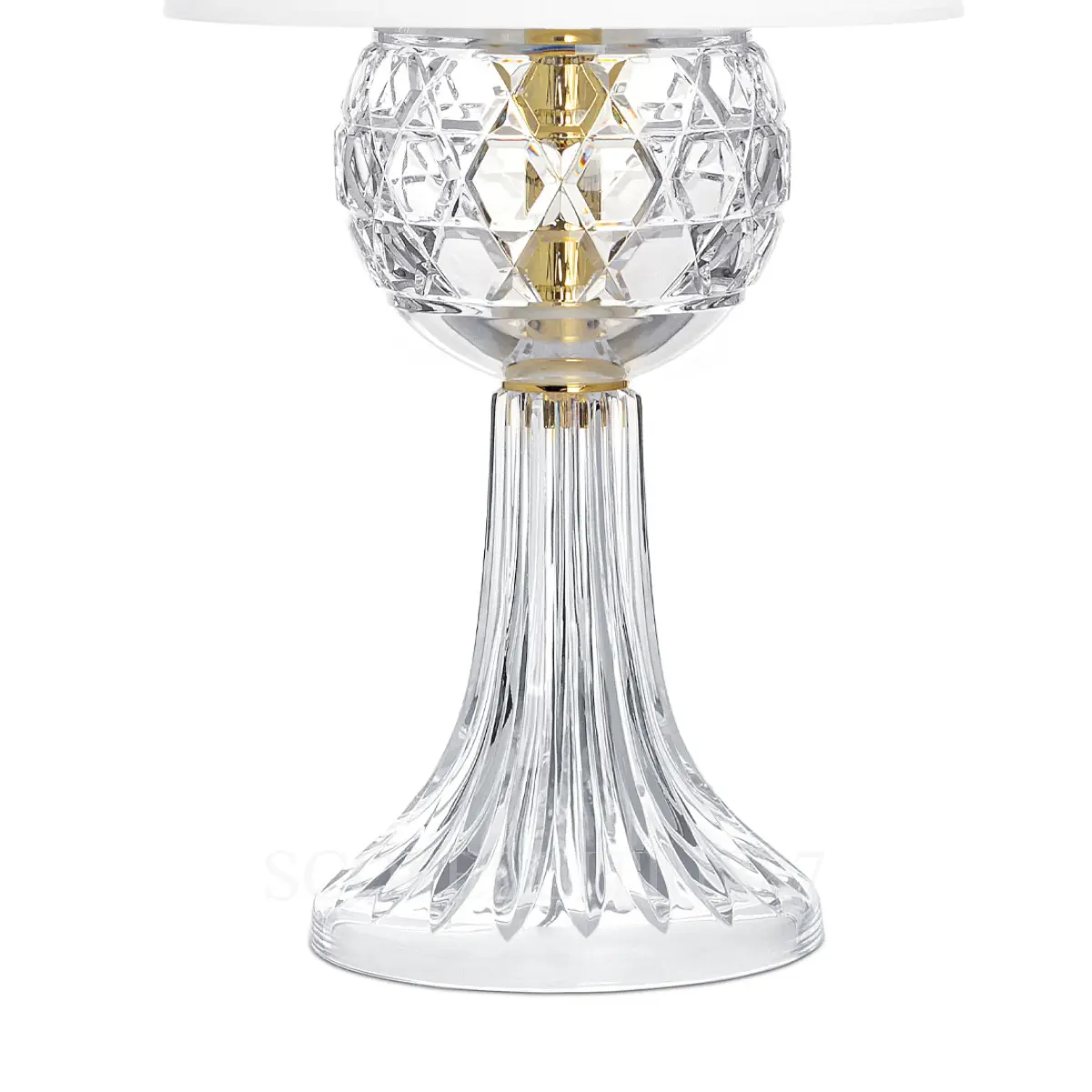 saint louis royal clear table lamp gold