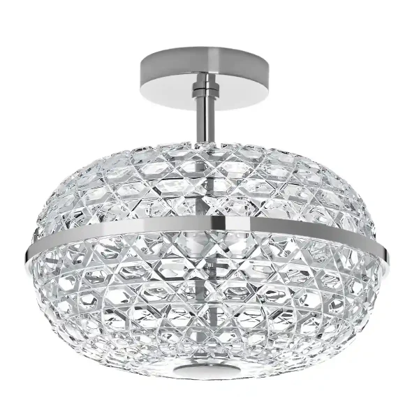 saint louis royal double ceiling light chrome finish