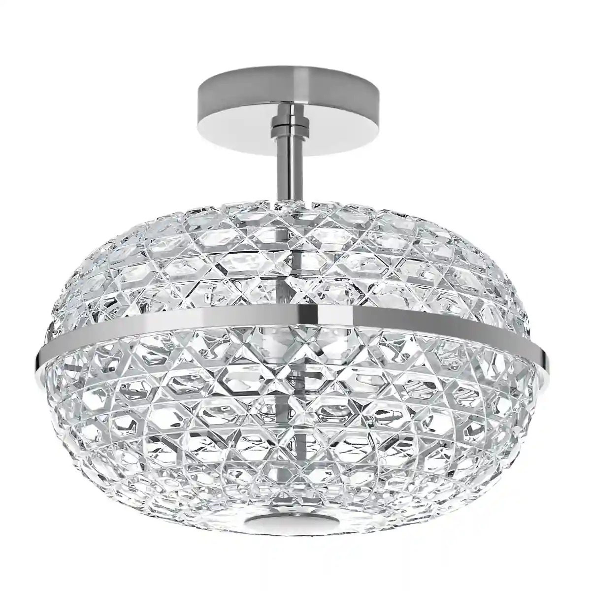 saint louis royal double ceiling light chrome finish