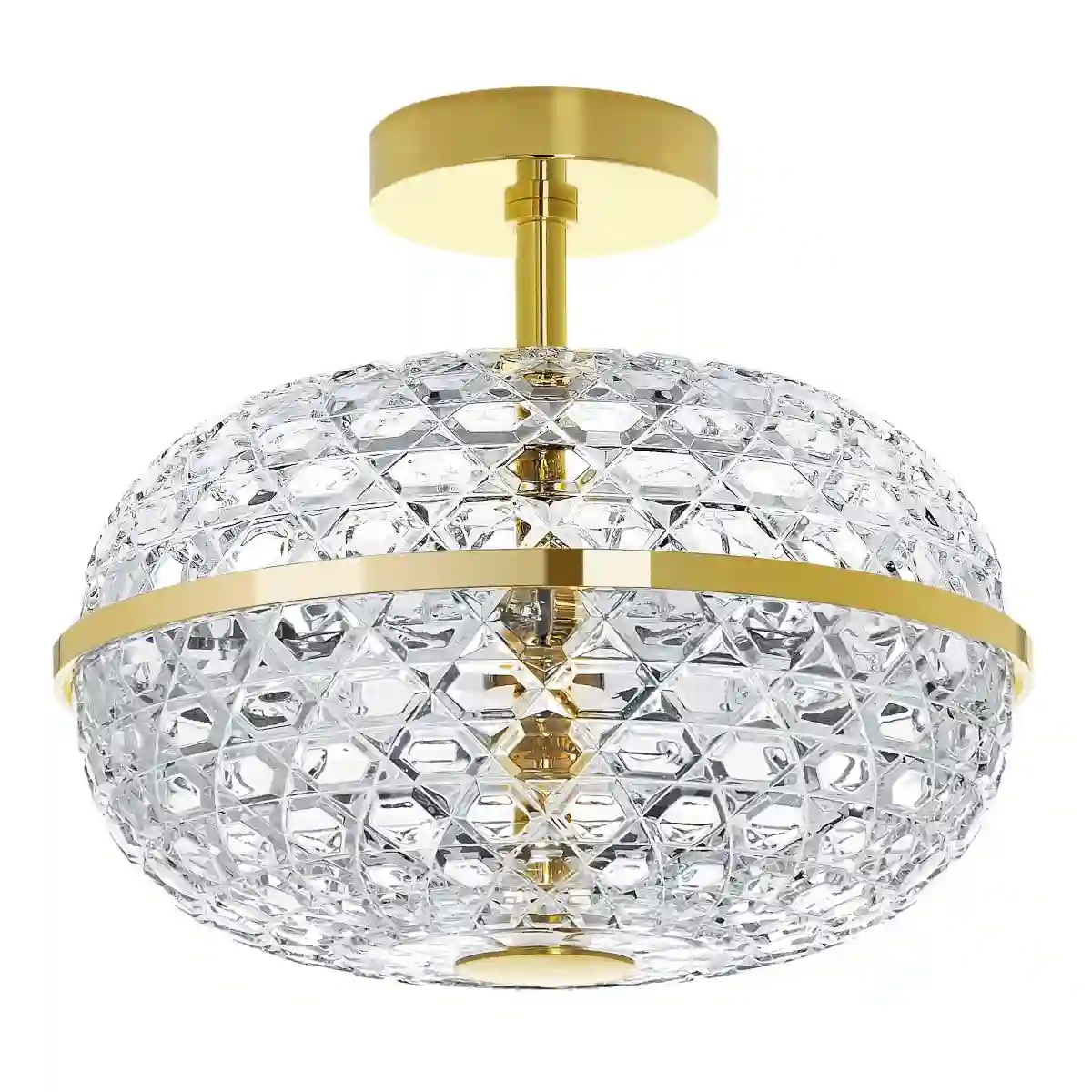 saint louis royal double ceiling light golden finish