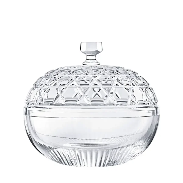 saint louis royal crystal covered bowl