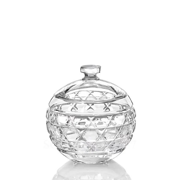 saint louis royal crystal covered bowl small