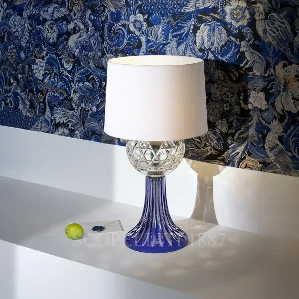 saint louis royal dark blue table lamp