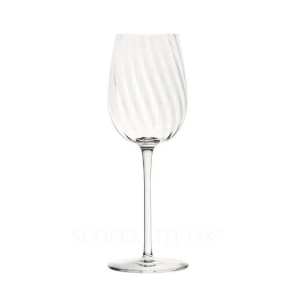 saint louis twist champagne glass