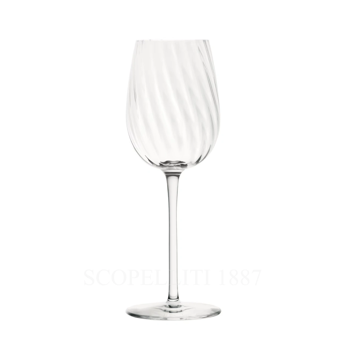 saint louis twist 1586 champagne glass