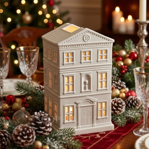 wedgwood christmas 2017 town house lithophane