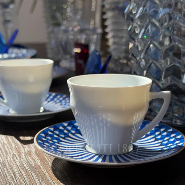 baccarat coffee cup arcadia talleyrand blue