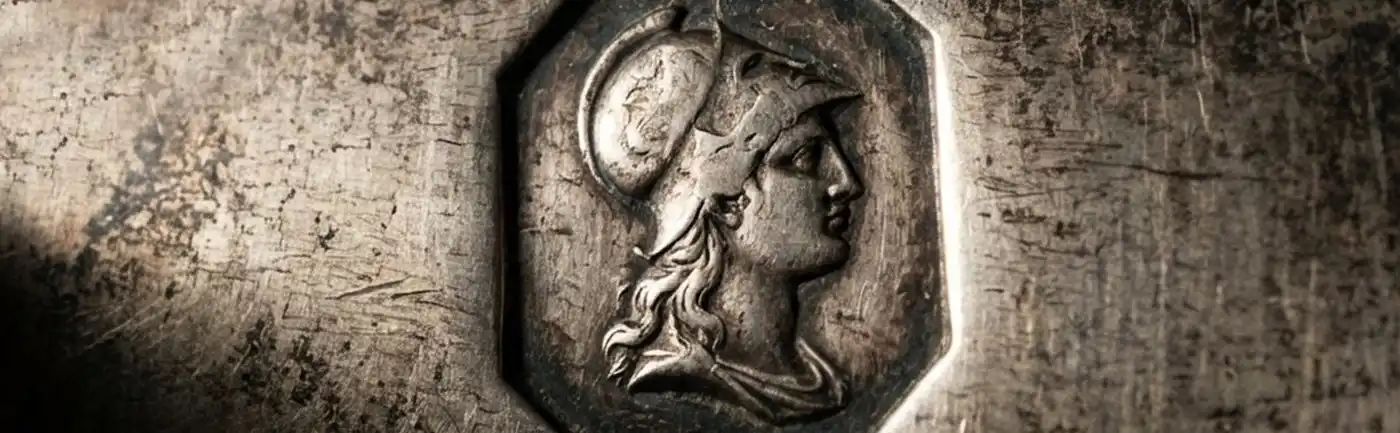french silver hallmark minerva