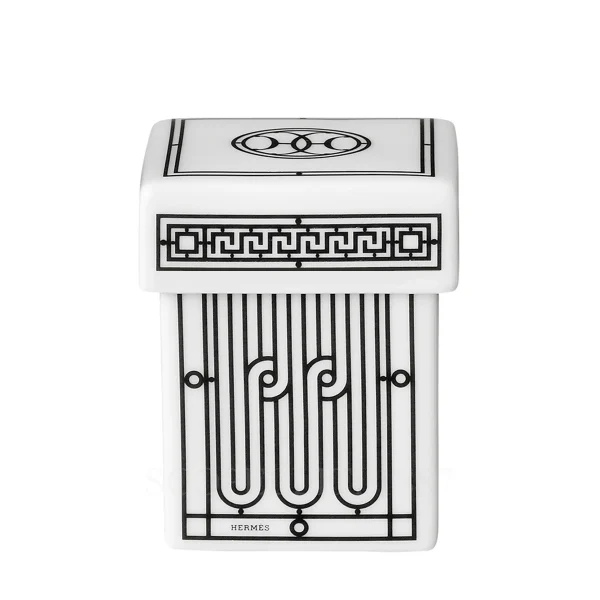 hermes h deco mug white