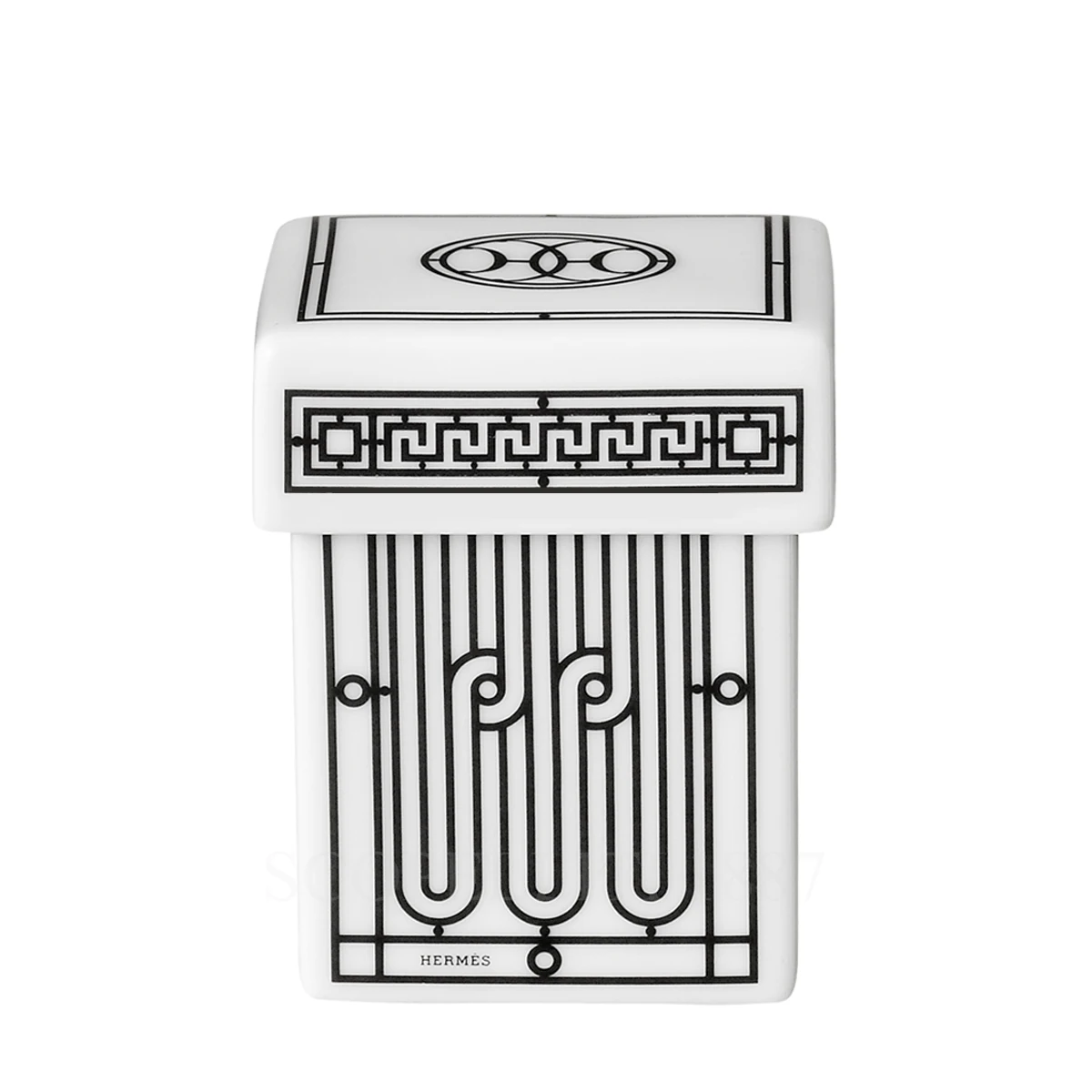 hermes h deco mug white