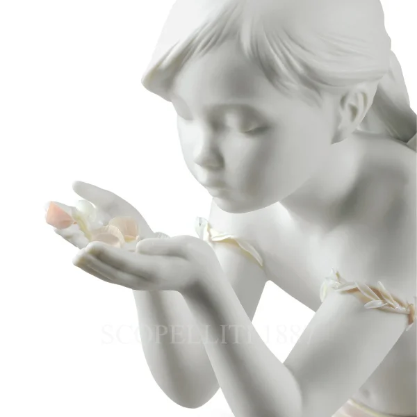 lladró a fantasy breath angel porcelain figurine