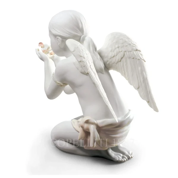 lladró a fantasy breath angel porcelain figurine
