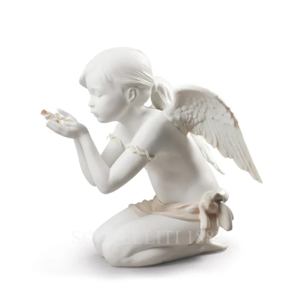 lladró a fantasy breath angel porcelain figurine