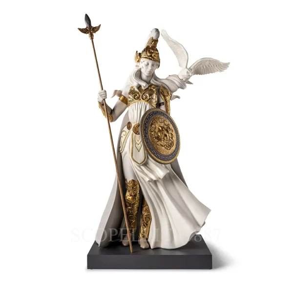 lladró athena porcelain sculpture