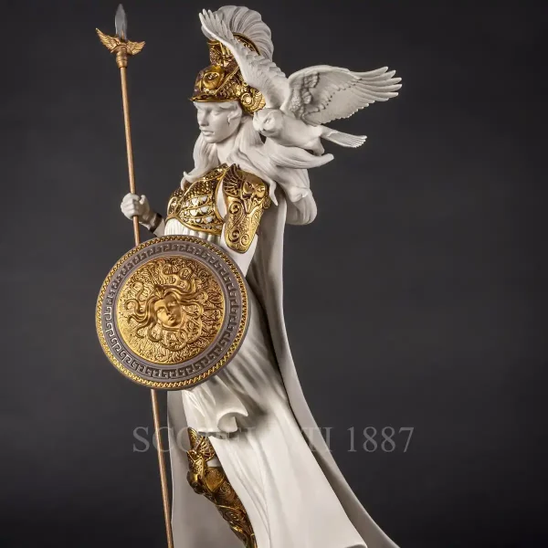 lladró athena porcelain sculpture