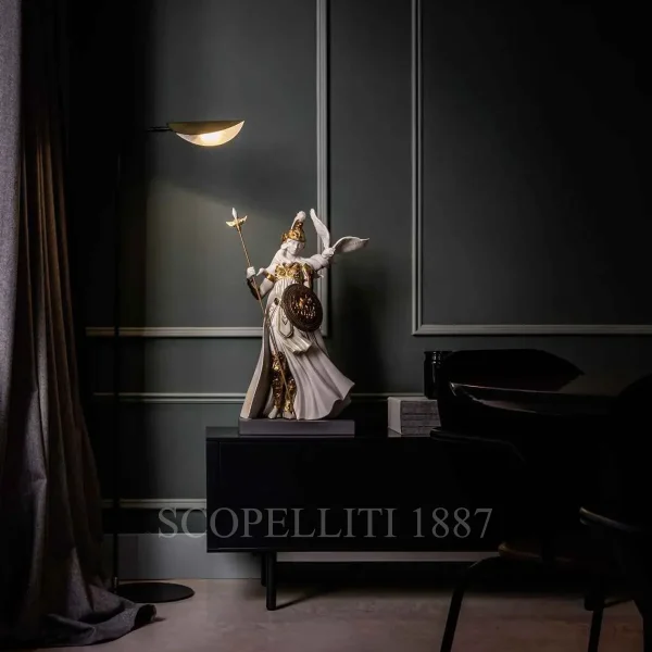 lladró athena porcelain sculpture