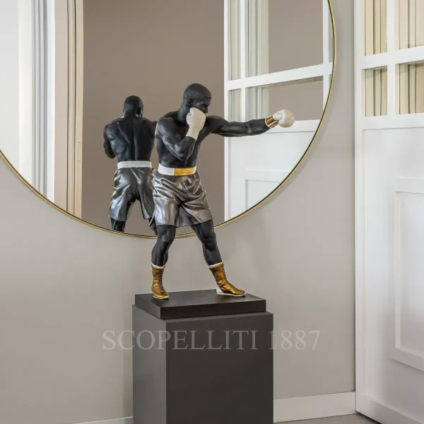 lladró boxer porcelain sculpture