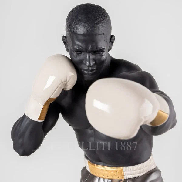 lladró boxer porcelain sculpture