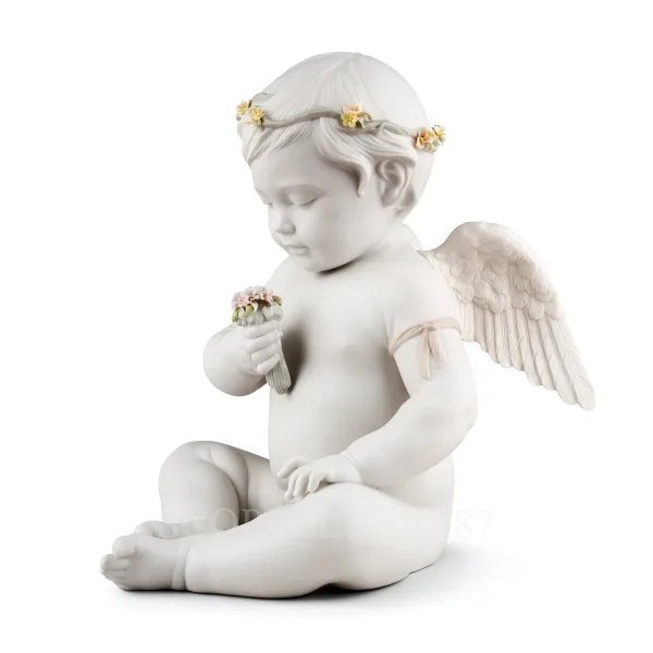 lladró celestial angel porcelain figurine