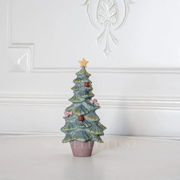 lladró christmas tree porcelain figurine