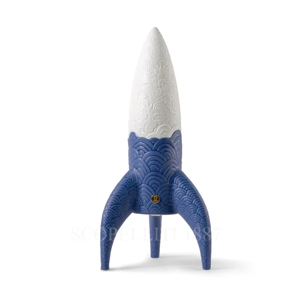 lladró cosmic rocket wireless lamp
