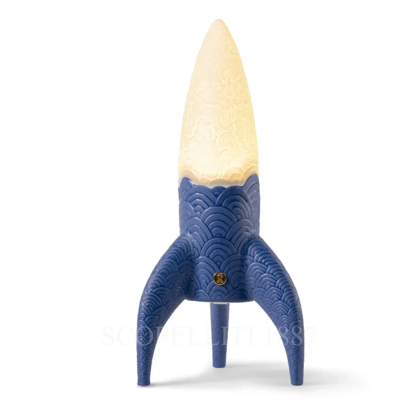 lladró cosmic rocket wireless lamp