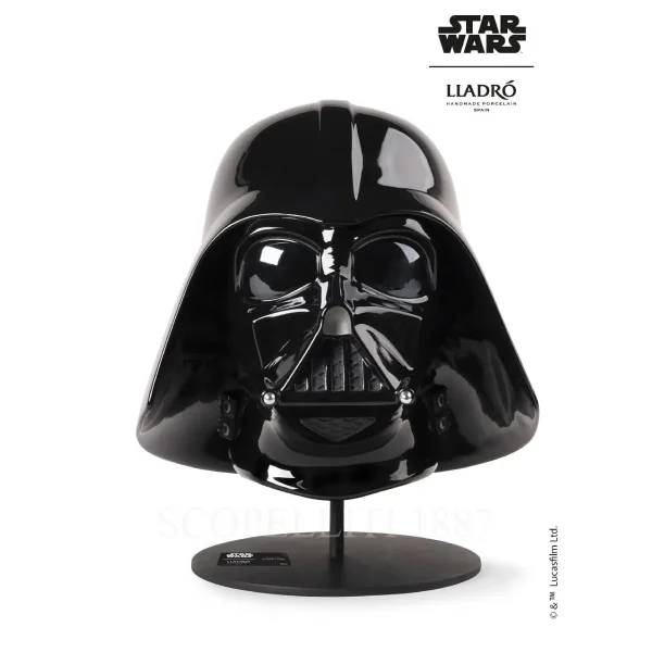 lladró darth vader™ helmet porcelain sculpture limited edition