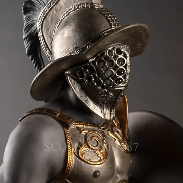 lladro gladiator porcelain figurine