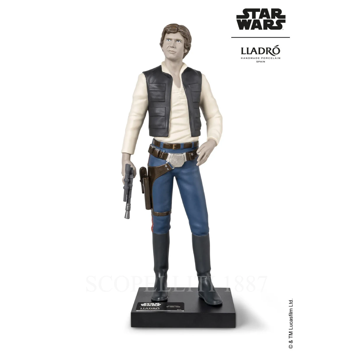 lladró han solo™ porcelain sculpture limited edition