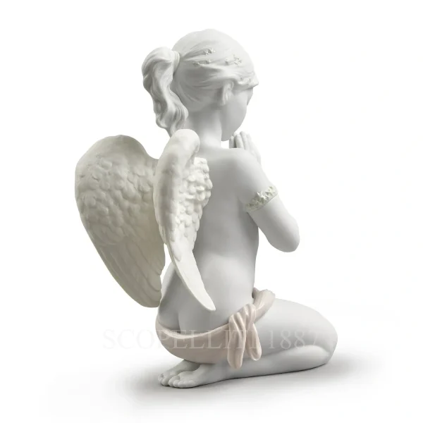 lladro heavenly prayer angel figurine