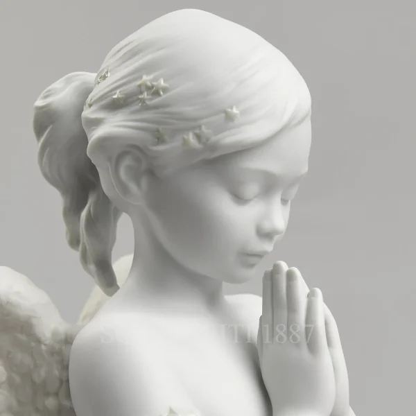 lladro heavenly prayer angel figurine