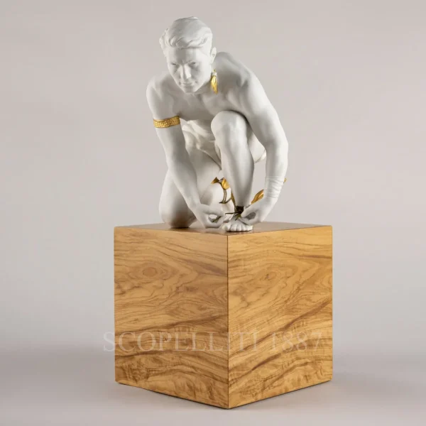 lladró hermes porcelain sculpture