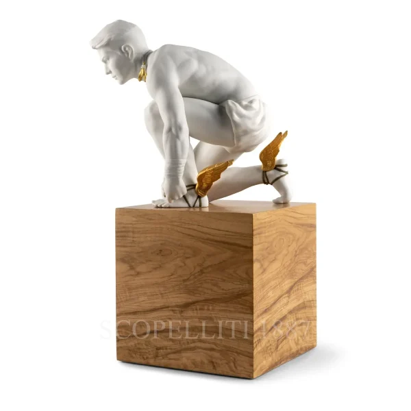 lladró hermes porcelain sculpture