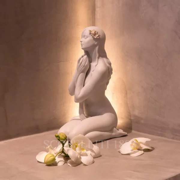 lladró inner peace woman porcelain figurine